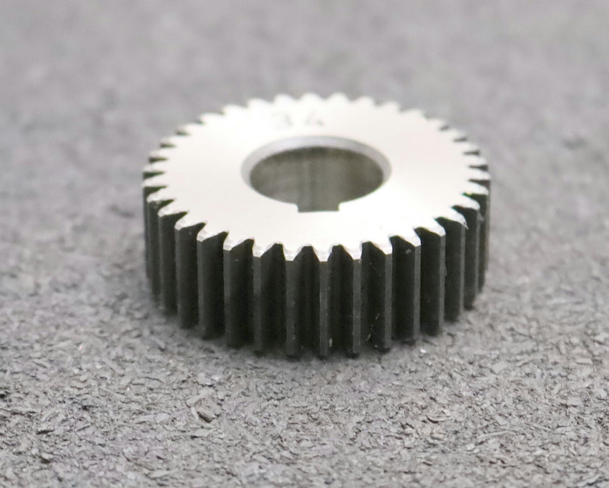 Bild des Artikels Stahl-Wechselrad-exchange-wheel-Modul-m=1,0mm-Z=34-Breite-12mm-Bohrungs-Ø=-14mm