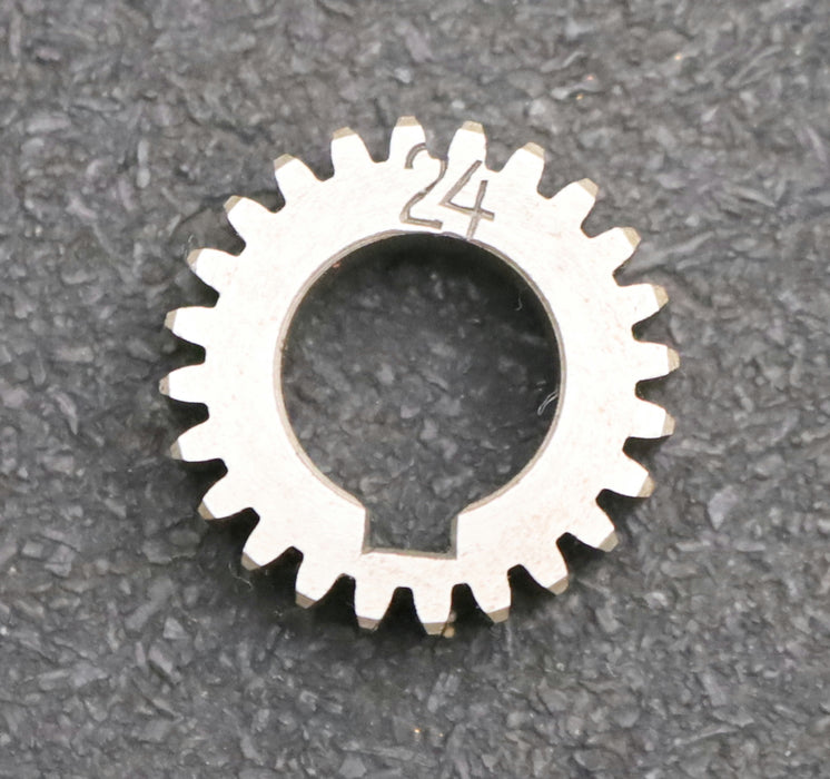 Bild des Artikels Stahl-Wechselrad-exchange-wheel-Modul-m=1,0mm-Z=24-Breite-10mm-Bohrungs-Ø=-14mm