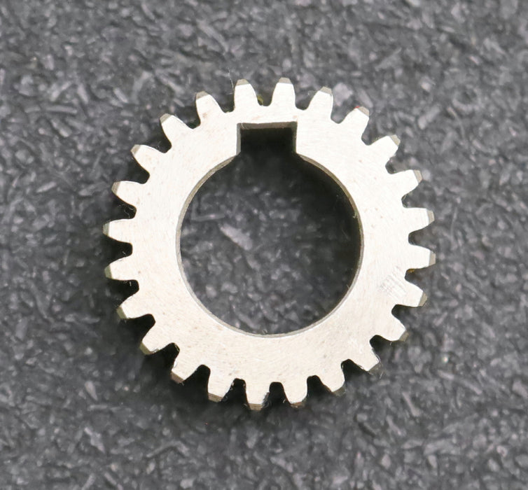 Bild des Artikels Stahl-Wechselrad-exchange-wheel-Modul-m=1,0mm-Z=24-Breite-10mm-Bohrungs-Ø=-14mm