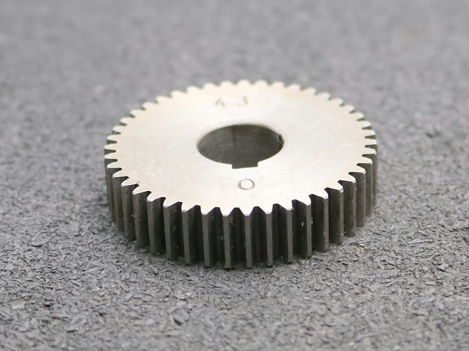 Bild des Artikels Stahl-Wechselrad-exchange-wheel-Modul-m=1,0mm-Z=43-Breite-10mm-Bohrungs-Ø=-14mm