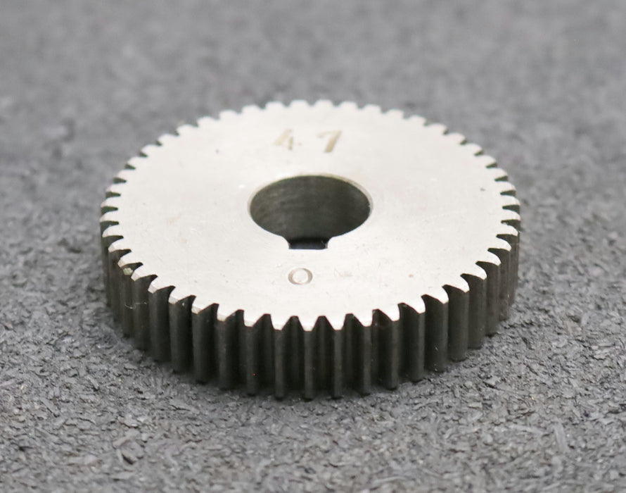 Bild des Artikels Stahl-Wechselrad-exchange-wheel-Modul-m=1,0mm-Z=47-Breite-10mm-Bohrungs-Ø=-14mm