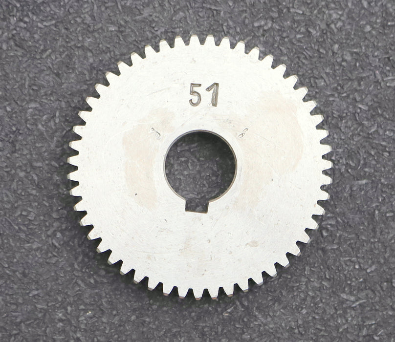 Bild des Artikels Stahl-Wechselrad-exchange-wheel-Modul-m=1,0mm-Z=51-Breite-10mm-Bohrungs-Ø=-14mm