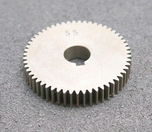 Bild des Artikels Stahl-Wechselrad-exchange-wheel-Modul-m=1,0mm-Z=55-Breite-10mm-Bohrungs-Ø=-14mm