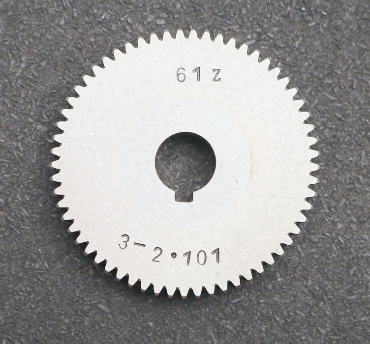 Bild des Artikels Stahl-Wechselrad-exchange-wheel-Modul-m=1,0mm-Z=61-Breite-10mm-Bohrungs-Ø=-14mm