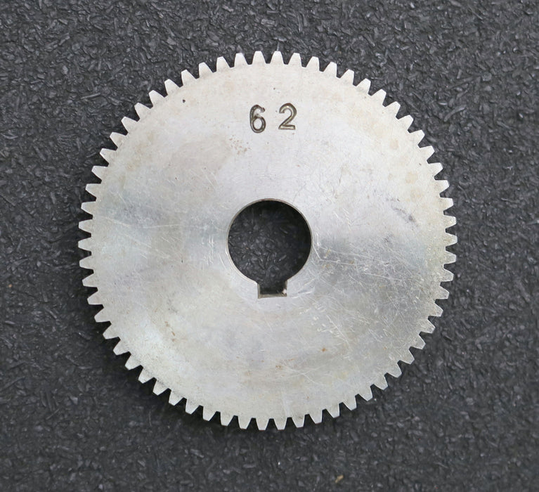 Bild des Artikels Stahl-Wechselrad-exchange-wheel-Modul-m=1,0mm-Z=62-Breite-10mm-Bohrungs-Ø=-14mm