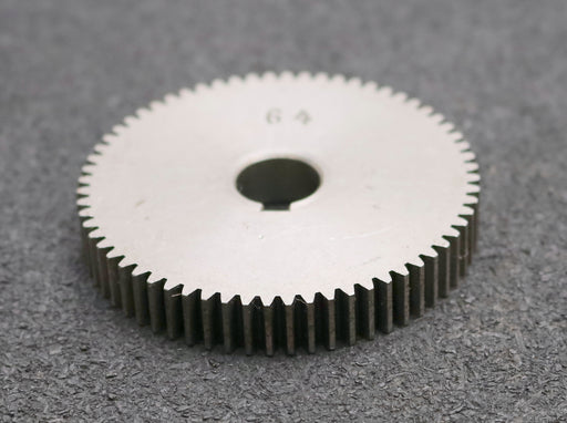 Bild des Artikels Stahl-Wechselrad-exchange-wheel-Modul-m=1,0mm-Z=64-Breite-10mm-Bohrungs-Ø=-14mm