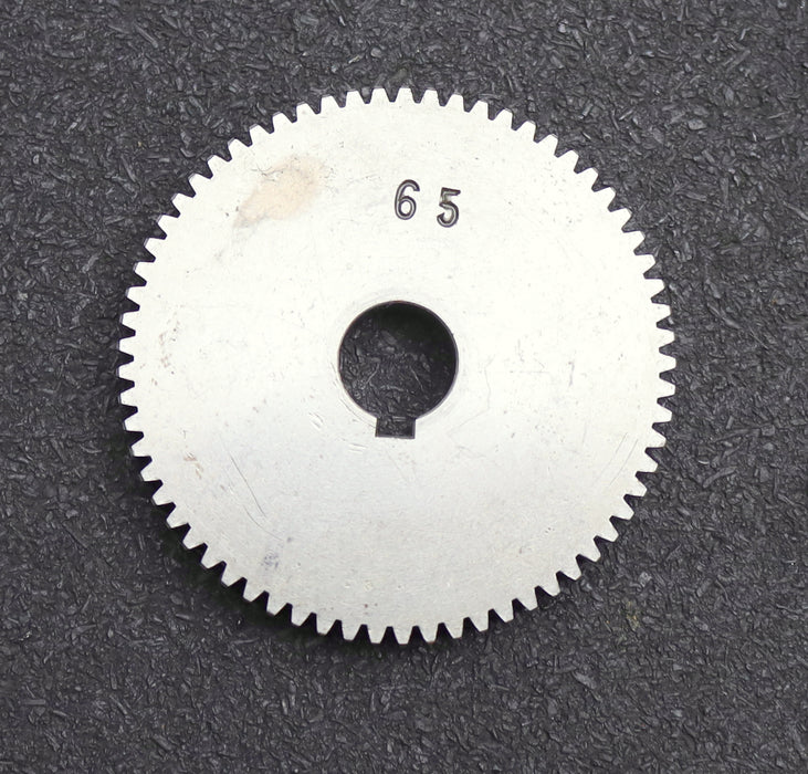 Bild des Artikels Stahl-Wechselrad-exchange-wheel-Modul-m=1,0mm-Z=65-Breite-10mm-Bohrungs-Ø=-14mm