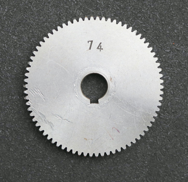 Bild des Artikels Stahl-Wechselrad-exchange-wheel-Modul-m=1,0mm-Z=74-Breite-10mm-Bohrungs-Ø=-14mm