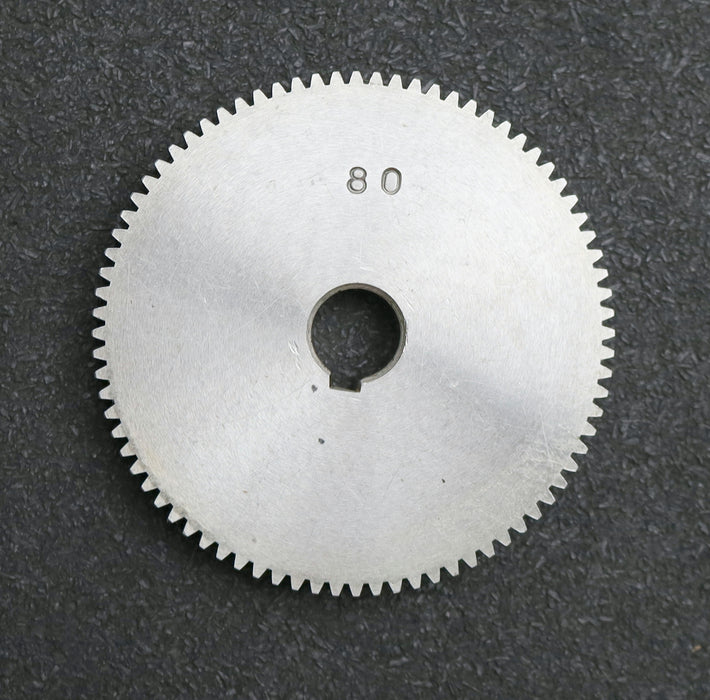 Bild des Artikels Stahl-Wechselrad-exchange-wheel-Modul-m=1,0mm-Z=80-Breite-10mm-Bohrungs-Ø=-14mm