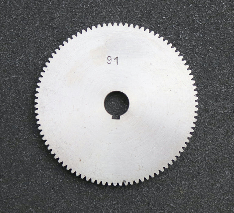 Bild des Artikels Stahl-Wechselrad-exchange-wheel-Modul-m=1,0mm-Z=91-Breite-10mm-Bohrungs-Ø=-14mm