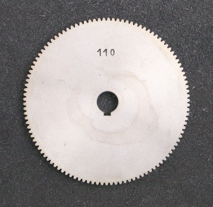 Bild des Artikels Stahl-Wechselrad-exchange-wheel-Modul-m=1,0mm-Z=110-Breite-10mm-Bohrungs-Ø=-14mm