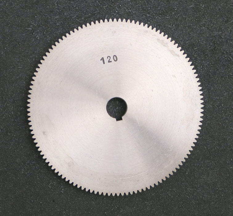 Bild des Artikels Stahl-Wechselrad-exchange-wheel-Modul-m=1,0mm-Z=120-Breite-10mm-Bohrungs-Ø=-14mm