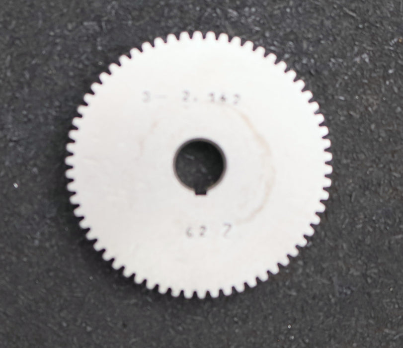 Bild des Artikels Stahl-Wechselrad-exchange-wheel-Modul-m=1,0mm-Z=62-Breite-12mm-Bohrungs-Ø=-12mm