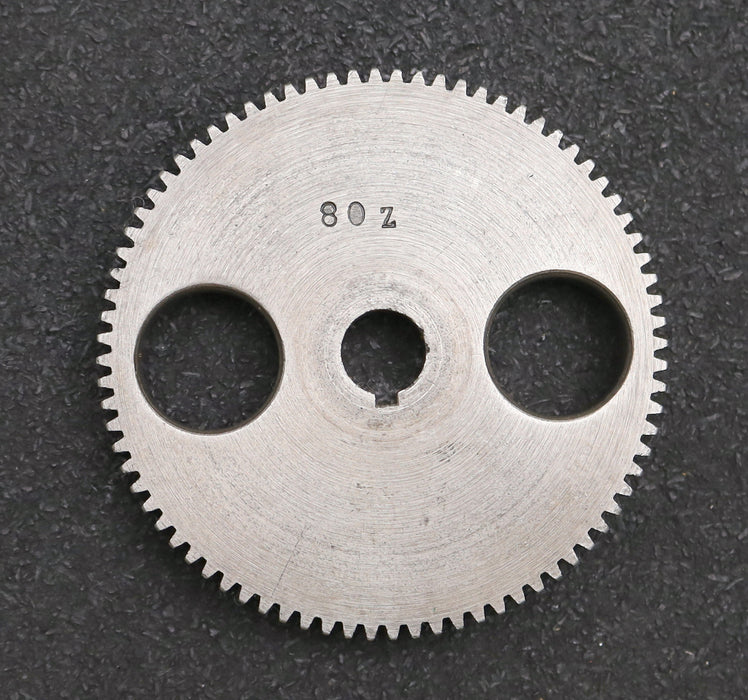 Bild des Artikels Stahl-Wechselrad-exchange-wheel-Modul-m=1,0mm-Z=80-Breite-12mm-Bohrungs-Ø=-12mm