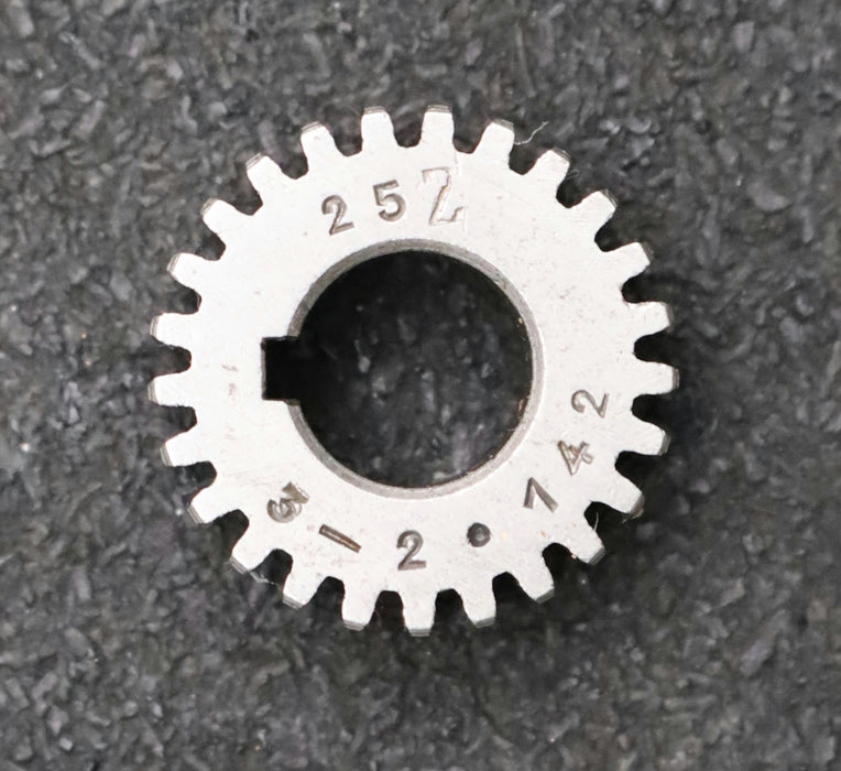 Bild des Artikels Stahl-Wechselrad-exchange-wheel-Modul-m=1,0mm-Z=25-Breite-12mm-Bohrungs-Ø=-12mm