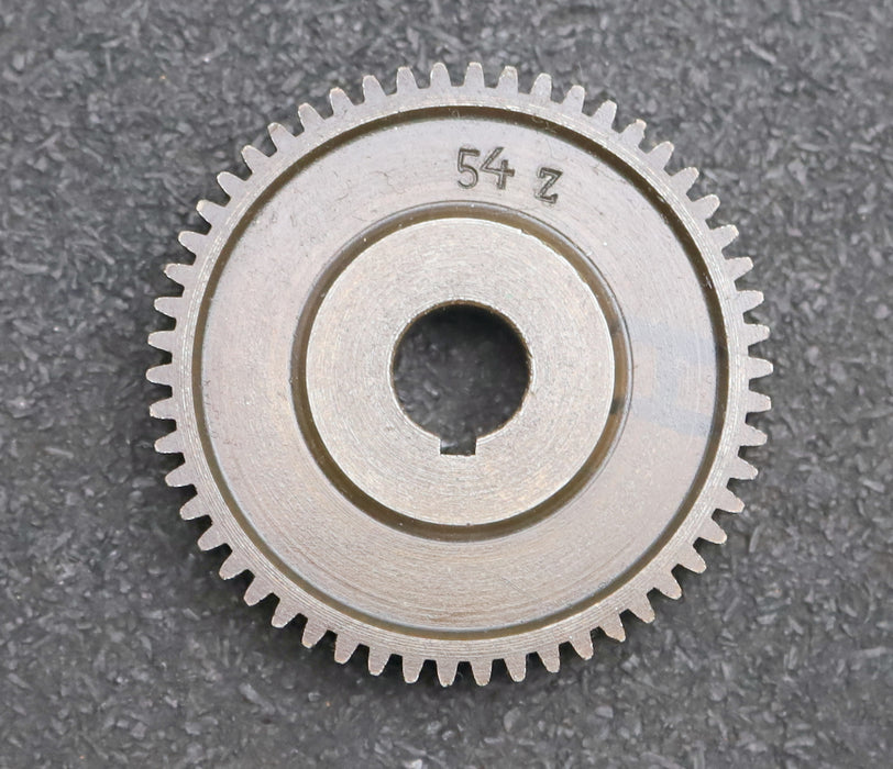 Bild des Artikels Stahl-Wechselrad-exchange-wheel-Modul-m=1,0mm-Z=54-Breite-12mm-Bohrungs-Ø=-12mm