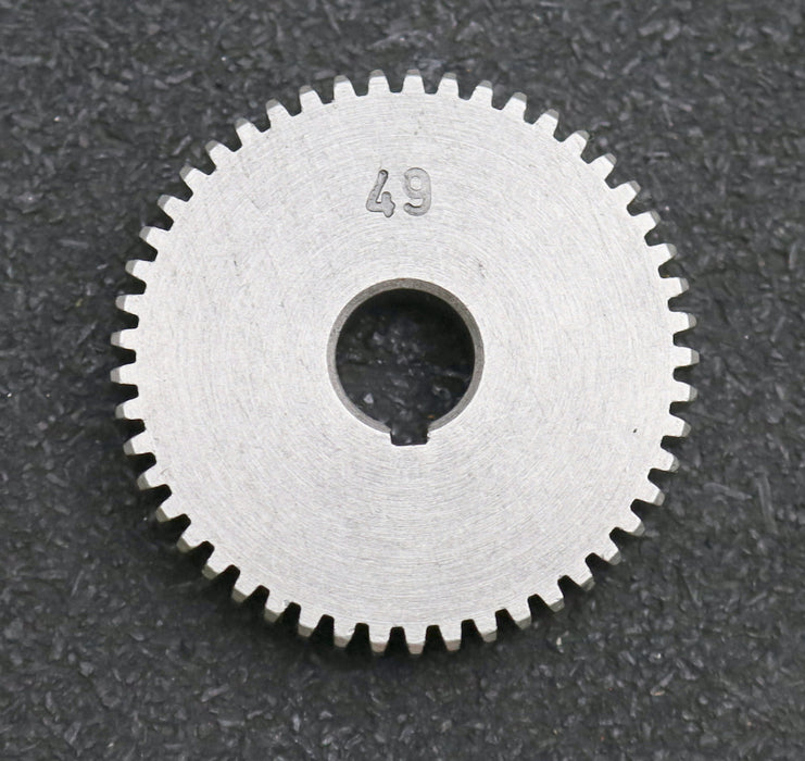 Bild des Artikels Stahl-Wechselrad-exchange-wheel-Modul-m=1,0mm-Z=49-Breite-12mm-Bohrungs-Ø=-12mm