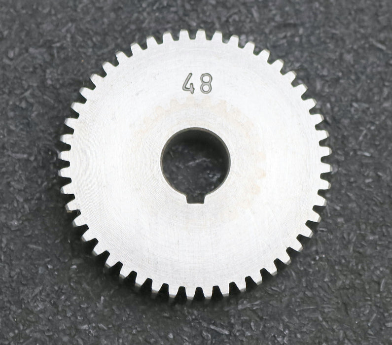 Bild des Artikels Stahl-Wechselrad-exchange-wheel-Modul-m=1,0mm-Z=48-Breite-12mm-Bohrungs-Ø=-12mm