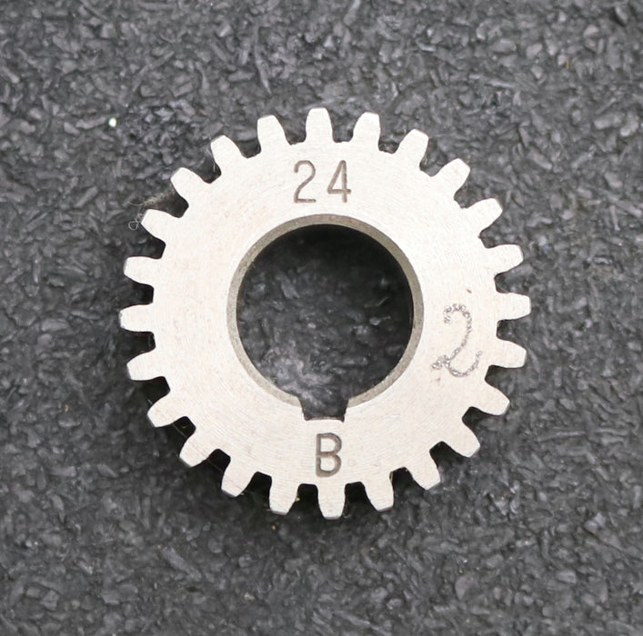 Bild des Artikels Stahl-Wechselrad-exchange-wheel-Modul-m=1,25mm-Z=24-Breite-12mm-Bohrungs-Ø=-14mm