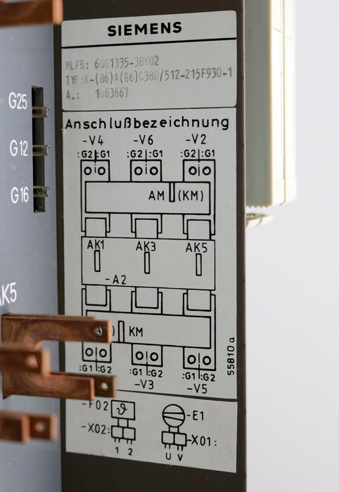 Bild des Artikels SIEMENS-SITOR-Erweiterungsmodul-Thyristorsatz-6QG1335-3BK02-Fab.Nr.-A-1063667