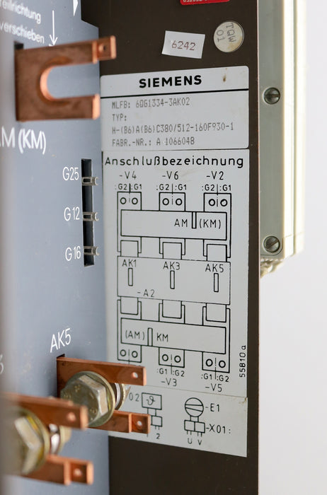 Bild des Artikels SIEMENS-SITOR-Erweiterungsmodul-Thyristorsatz-6QG1334-3AK02-Fab.Nr.-A-1066048