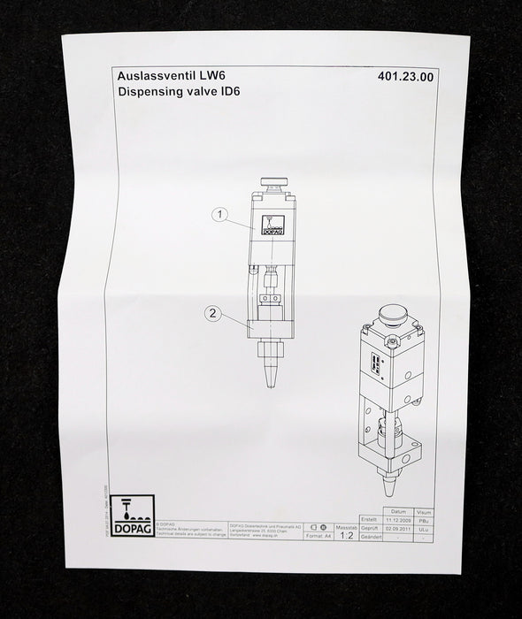 Bild des Artikels DOPAG-Dosierventil-Auslassventil-LW6-Art.-Nr.-401.23.00-Dispensing-valve-ID6