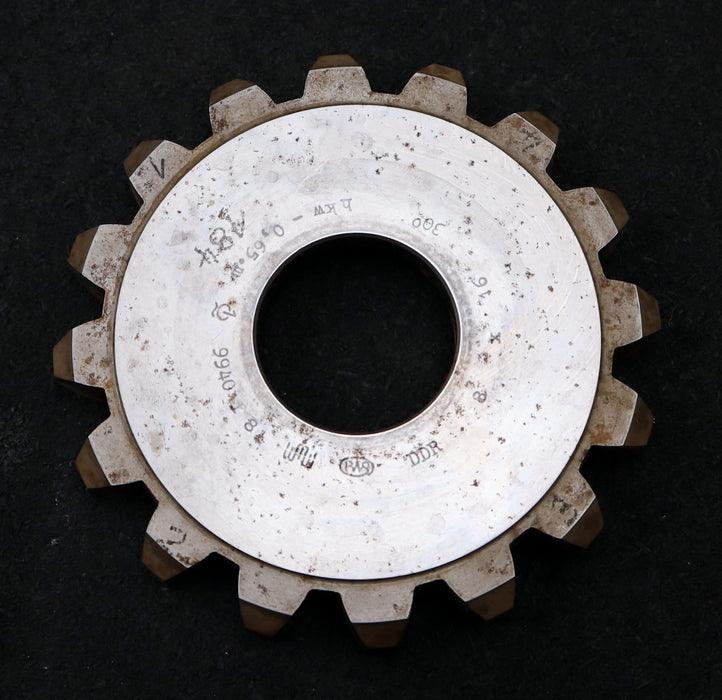 Bild des Artikels PWS-Scheibenschneidrad-für-Zahnwellen-DIN5480-m=8mm-EGW-30°-Z=16-hkw-0,65m