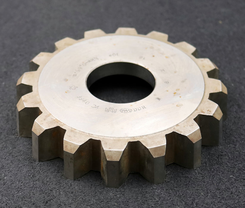 Bild des Artikels PWS-Scheibenschneidrad-für-Zahnwellen-DIN5480-m=8mm-EGW-30°-Z=16-Ø138x26xØ1-3/4"