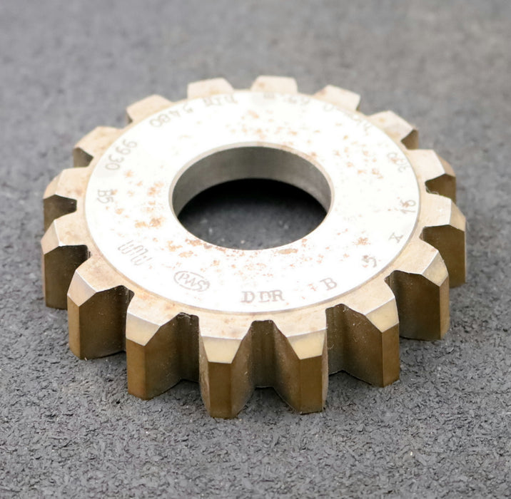 Bild des Artikels PWS-Scheibenschneidrad-für-Zahnwellen-DIN5480-m=5mm-EGW-30°-Z=16-Ø87x18xØ1-1/4"