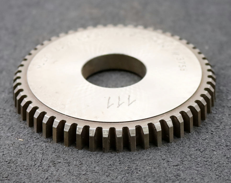 Bild des Artikels Scheibenschneidrad-für-Zahnwellen-DIN5480-m=2,1mm-EGW-30°-Z=52-Ø-100x11xØ1-1/4"