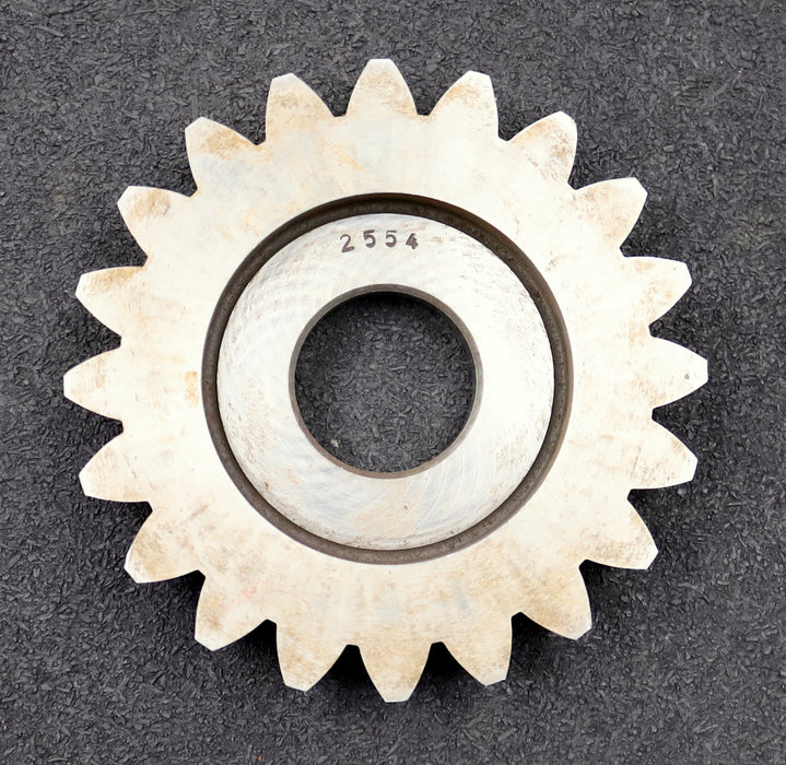 Bild des Artikels PWS-Scheibenschneidrad-für-Zahnwellen-DIN5480-m=5mm-EGW-30°-Z=20-Ø109x21xØ1-1/4"