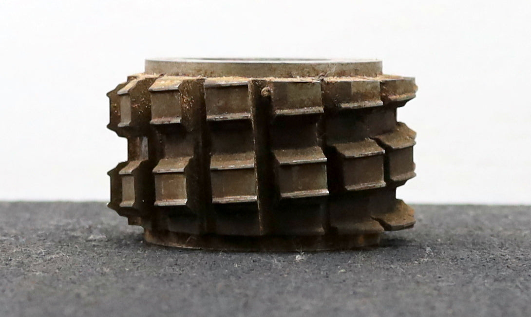 Bild des Artikels Keilwellen-Wälzfräser-4-Keile-21x25x8mm-mit-Höcker-Ø77x45xØ32mm-1gg.Rechts