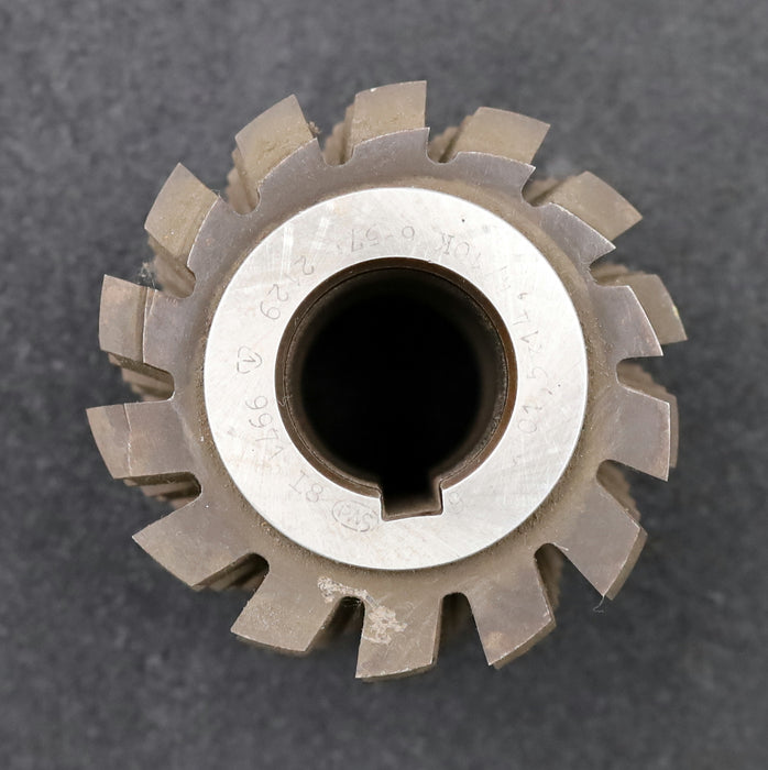 Bild des Artikels PWS-Keilwellen-Wälzfräser-spline-hob-10-Keile-92,4x101,5x14,4mm-mit-Höcker