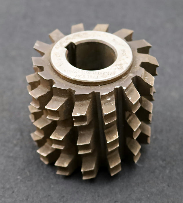 Bild des Artikels PWS-Keilwellen-Wälzfräser-spline-hob-10-Keile-71,96x81,5x11,97mm-mit-Höcker