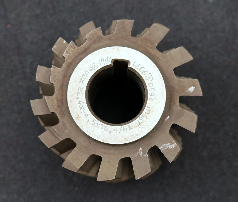 Bild des Artikels PWS-Keilwellen-Wälzfräser-spline-hob-6-Keile-82,4x94,5x16,4mm-mit-Höcker