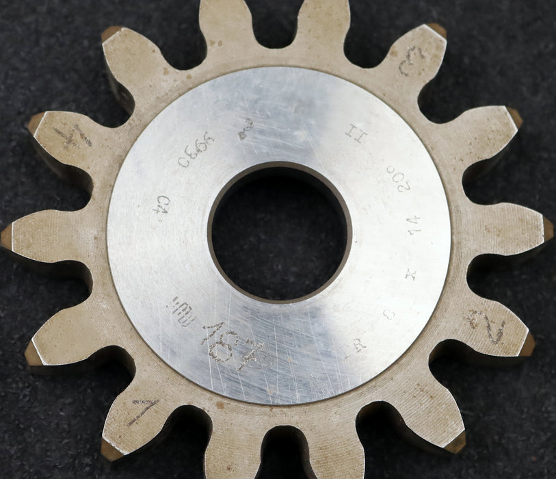 Bild des Artikels PWS-Scheibenschneidrad-gear-shaper-m=-8mm-EGW=-20°-Z=-14-BP-II-Ø135x21xØ-1-1/4"