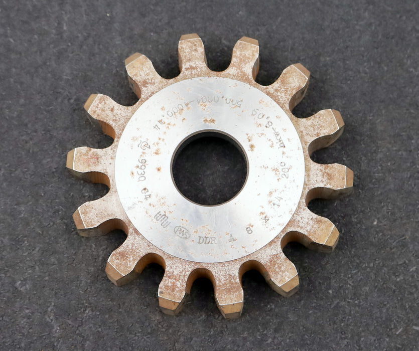 Bild des Artikels PWS-Scheibenschneidrad-gear-shaper-m=-8mm-EGW=-20°-Z=-14-BP-II-Ø127x24xØ-1-1/4"