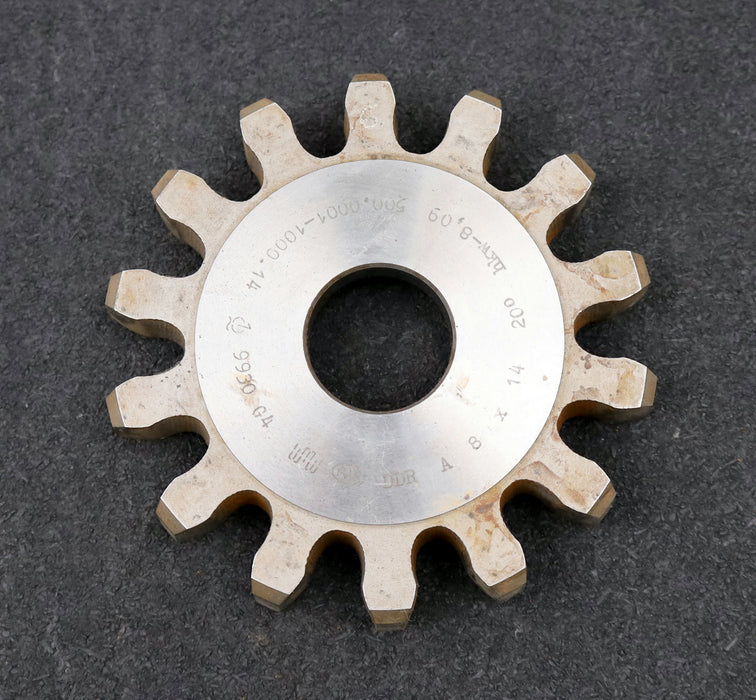 Bild des Artikels PWS-Scheibenschneidrad-gear-shaper-m=-8mm-EGW=-20°-Z=-14-BP-II-Ø127x20xØ-1-1/4"