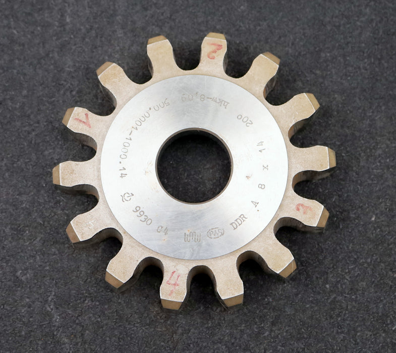 Bild des Artikels PWS-Scheibenschneidrad-gear-shaper-m=-8mm-EGW=-20°-Z=-14-BP-II-Ø127x22xØ-1-1/4"