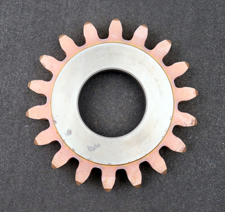 Bild des Artikels PWS-Scheibenschneidrad-gear-shaper-m=-9mm-EGW=-20°-Z=-18-Ø-184-x-28-x-Ø-2-3/4"