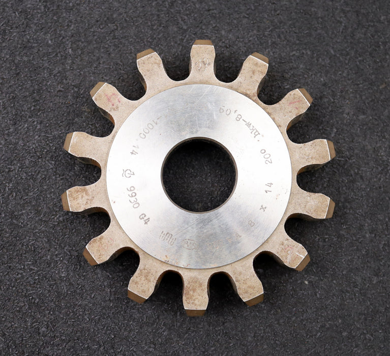 Bild des Artikels PWS-Scheibenschneidrad-gear-shaper-m=-8mm-EGW=-20°-Z=-14-hkw-8,09-Qualität-A-G4