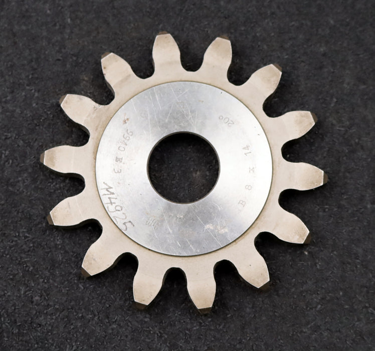 Bild des Artikels PWS-Scheibenschneidrad-gear-shaper-m=-8mm-EGW=-20°-Z=-14-BP-II-Qualität-B-E3