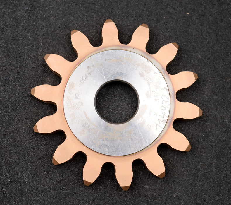 Bild des Artikels PWS-Scheibenschneidrad-gear-shaper-m=-8mm-EGW=-20°-Z=-14-BP-II-Ø135x13x-Ø-1-1/4"