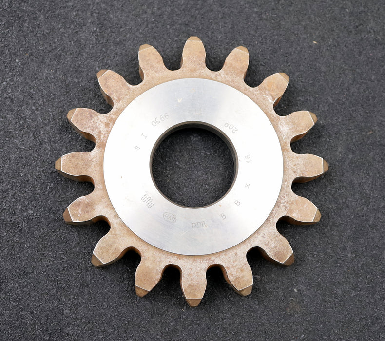 Bild des Artikels PWS-Scheibenschneidrad-gear-shaper-m=-8mm-EGW=-20°-Z=-16-BP-II-Ø-149x19xØ-1-3/4"