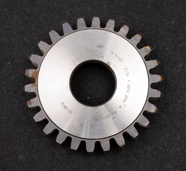 Bild des Artikels PWS-Scheibenschneidrad-gear-shaper-m=-5mm-EGW=-20°-Z=-26-BP-II