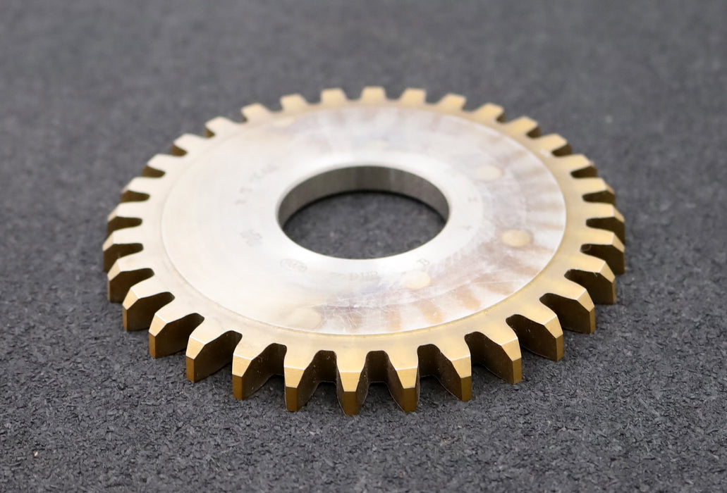 Bild des Artikels PWS-Scheibenschneidrad-gear-shaper-m=-4mm-EGW=-20°-Z=-32-BP-II-Ø136x10xØ1-3/4"