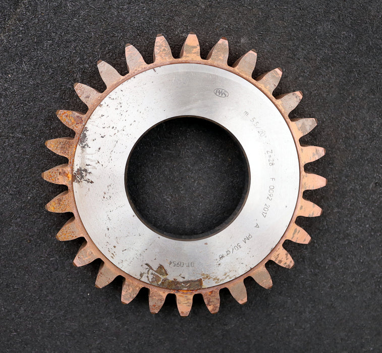 Bild des Artikels PWS-Scheibenschneidrad-gear-shaper-m=-5,5mm-EGW=-20°-Z=-28-Ø168x28xØ-2-3/4"