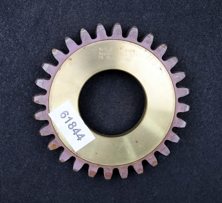 Bild des Artikels PWS-Scheibenschneidrad-gear-shaper-m=-5,5mm-EGW=20°-Z=-28-BP-II-Ø168x26xØ-2-3/4"