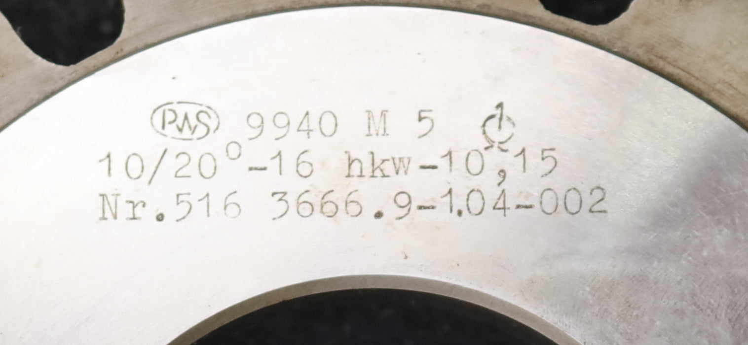 Bild des Artikels PWS-Scheibenschneidrad-gear-shaper-m=-10mm-EGW=-20°-Z=-16-Restnutzung:17mm