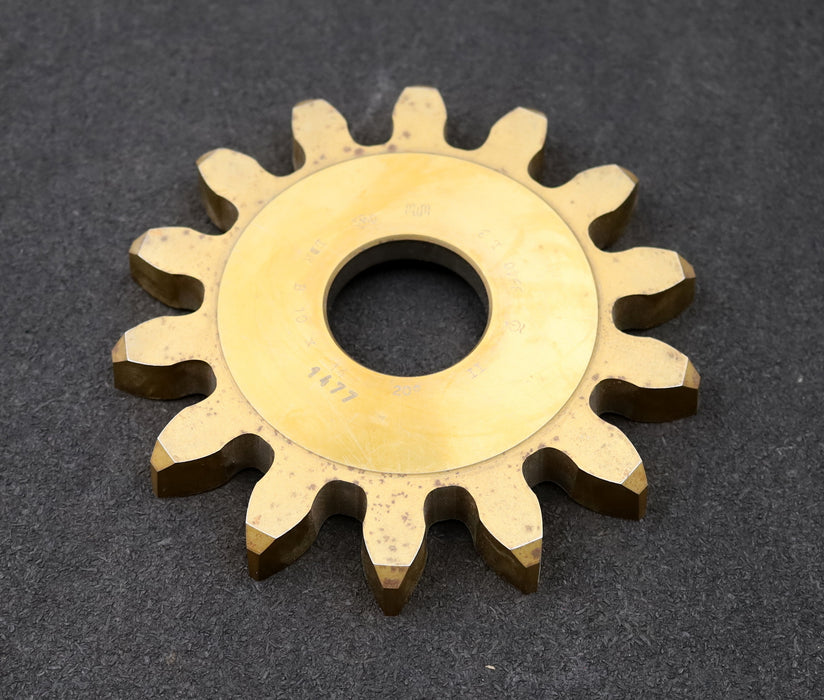 Bild des Artikels PWS-Scheibenschneidrad-gear-shaper-m=-10mm-EGW=-20°-Z=-14-BP-II-Ø166x18xØ-1-3/4"